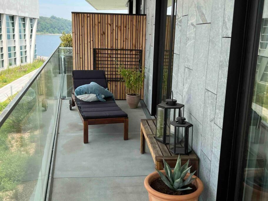 Apartamento Bo Med Stil Og Udsigt Til Aarhus Lystbadehavn Exterior foto